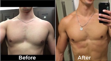 Underdeveloped upper online chest